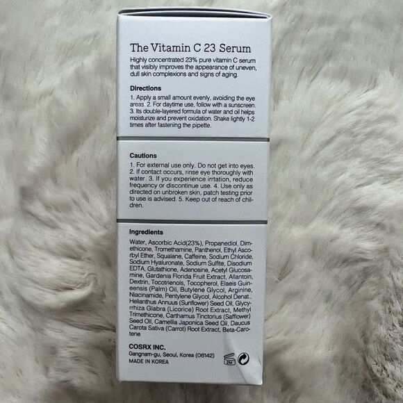 NIB Cosrx The Vitamin C 23 Serum super vitamin e + hyaluronic acid kbeauty - Picture 6 of 9